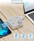 Surge Protector Flat Extension Cord B