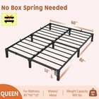 10in Queen Metal Platform Bed Frame B