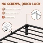 10in Queen Metal Platform Bed Frame D