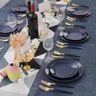 150pc Blue Plastic Plates D