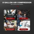 8 Gallon Ultra Quiet Air Compressor H