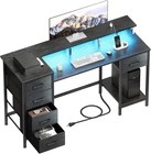 Black 47in Computer Gaming Desk A