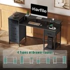 Black 47in Computer Gaming Desk E