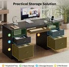 Black 59” Computer Desk C