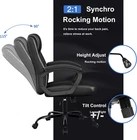 Black Executive Desk Chair D