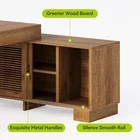 Brown 63in L Shaped Executive Desk D