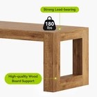 Brown 63in L Shaped Executive Desk E