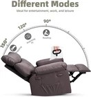 Brown Oversized Recliner D