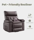 Brown Oversized Recliner F