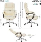 Cream Massage Office Chair B