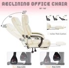 Cream Massage Office Chair D