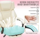 Cream Massage Office Chair E