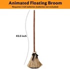 Halloween 43.5 in. Tall Animated Floating Witch's Broom B