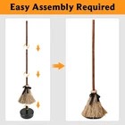 Halloween 43.5 in. Tall Animated Floating Witch's Broom E
