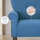 Mid Century Wingback Arm Chair C