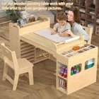 Oak Surface Kids Art Table B