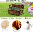 Wooden Wagon Planter Box D