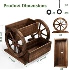 Wooden Wagon Planter Box F