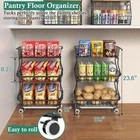 Storage Cart with Wheels B