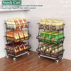 Storage Cart with Wheels E