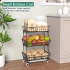 Storage Cart with Wheels F