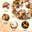 20in. Thanksgiving Fall Wreath B