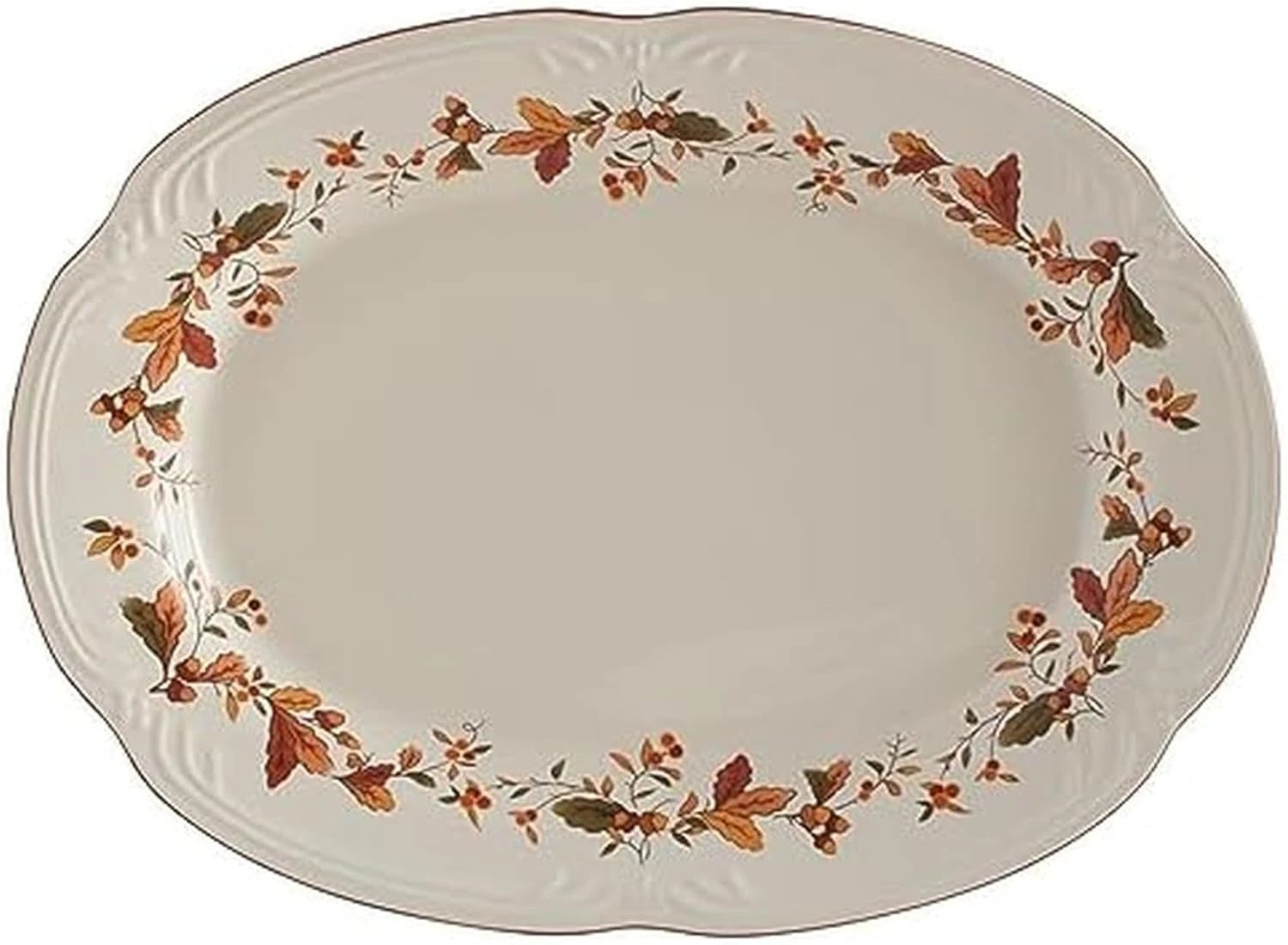 Autumn Berry Oval Platter A