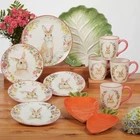Easter Garden 16pc Dinnerware F
