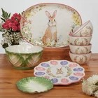 Easter Garden Oval Platter C