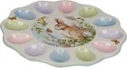 Easter Meadow 12.25in Ceramic Deviled Egg Plate C