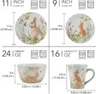 Easter Meadow 16pc Ceramic D