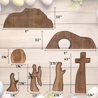 Empty Tomb Easter Scene Wooden C