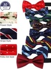 30 pcs Formal Pre-tied Bow Ties B